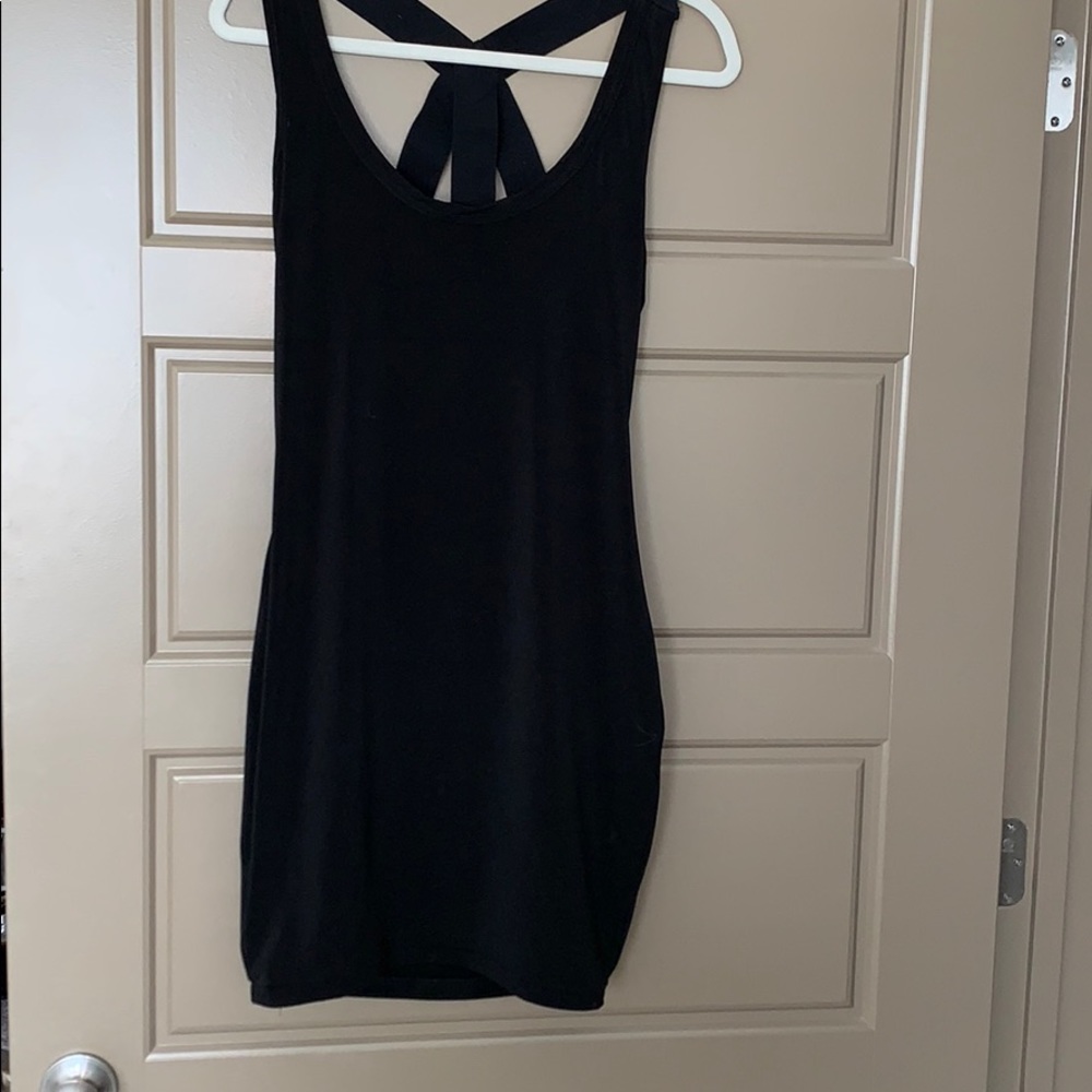 Elizabeth and James black bodycon dress